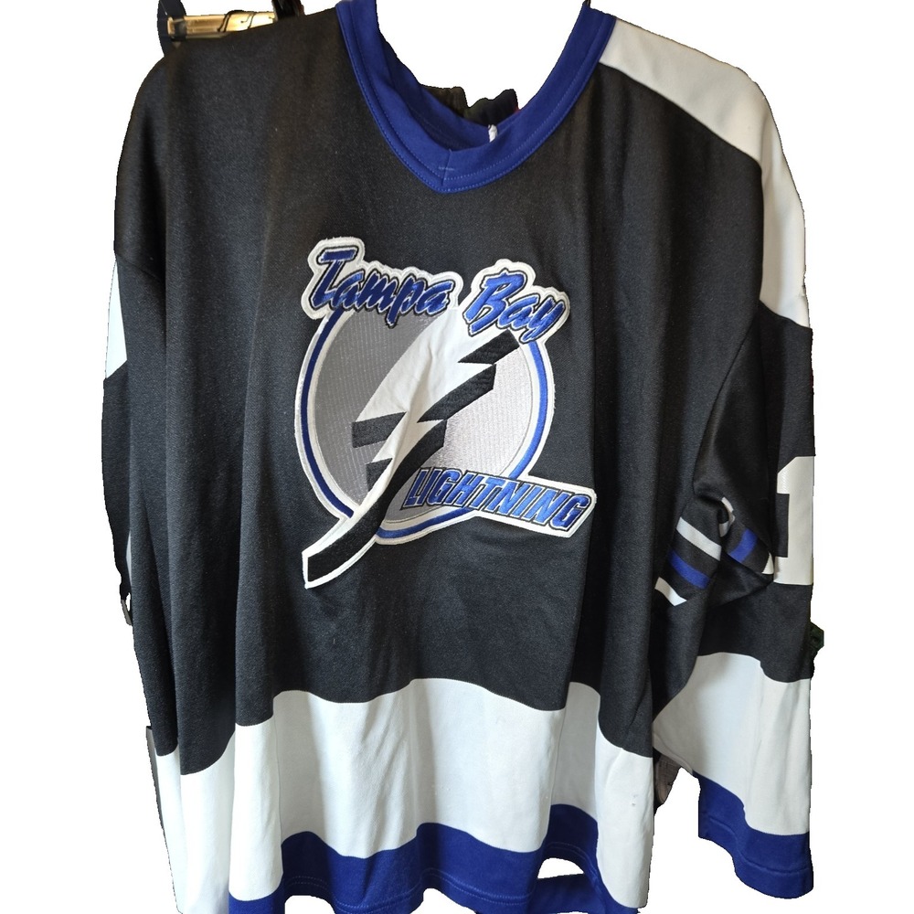 Vintage Starter Tampa Bay Lightning Hockey Jersey Size Men XL CCM